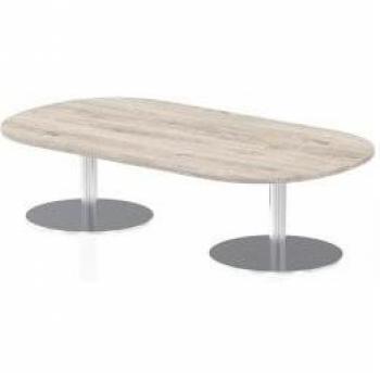 Italia UR Series Boardroom Table – 1800 mm, Grey Oak, 475 mm High