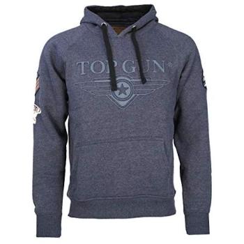 Top Gun Herren Kapuzenpullover Dunkelblau TG20191025 S