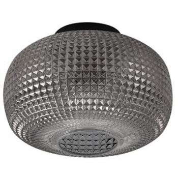 Hildur Lindby: Plafón Gris Ahumado 25 cm