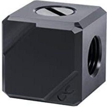 Alphacool Black Acetal 4-Way G1/4 Connection Terminal