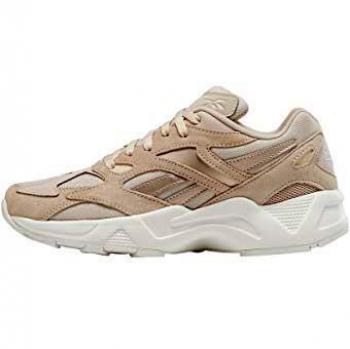 Reebok Aztrek 96 Women's Multi‑Tone Buff-Chalk-Pink-Orange Athletic Footwear