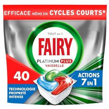 All‑In‑One Lave‑Vaisselle Fairy Platinum 40X