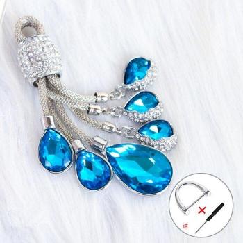 Llave de Auto en Cuero y Hebilla Herradura – Versión Colorida