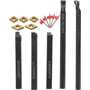 Torno Indexable 8mm con Inserto Carburo