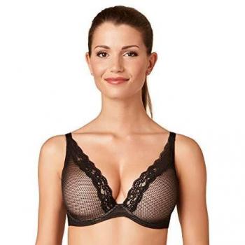 Sujetador negro Passionata Brooklyn con aro efecto realce