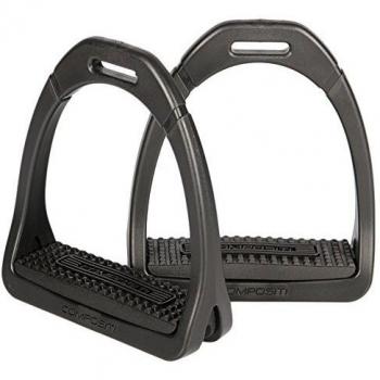 Lightweight Black Stirrups by Waldhausen