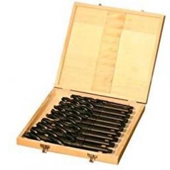 Holzmann Maschinen 10-teiliges HSS Metall-Spiralbohrer-Set MK2