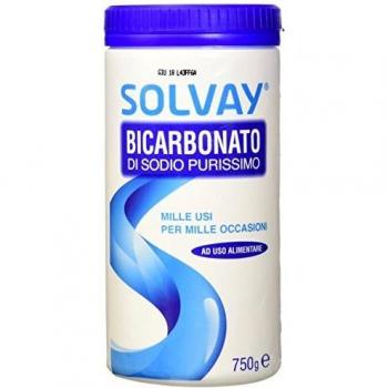 Bicarbonato di Sodio per Pulizie e Cottura, Solvay, 750g