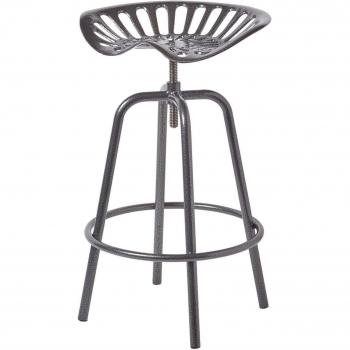 Taburete Gris Retro de Tractor 70 cm