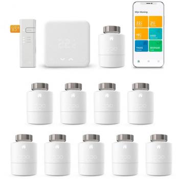 TADO termostato kit di base V3+ Termostato Intelligente Wireless Compatibile con Alexa e Google Assistant Nero