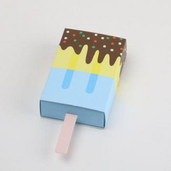 Caja de Helado con Dibujo Animado – 100 Unidades