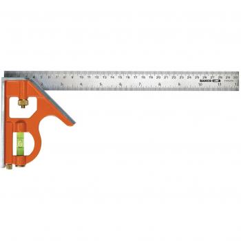 Bahco 300 mm Metric‑Imperial Combo Square with Spirit Level