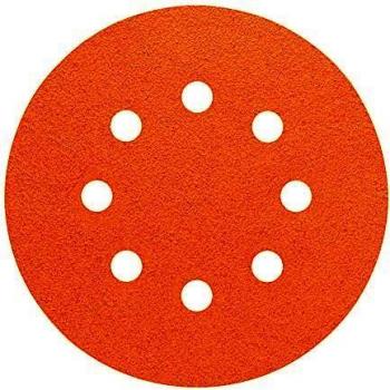 Bosch 8 Hole Sanding Disc Wood 125mm Ø 80 Grit