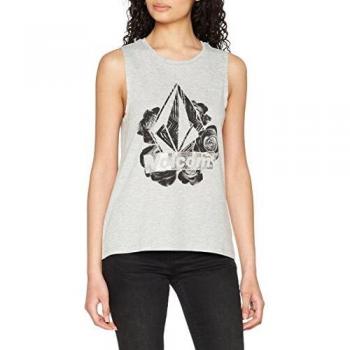 Volcom Pure Stoke Débardeur Femme, Gris Chiné, FR : L