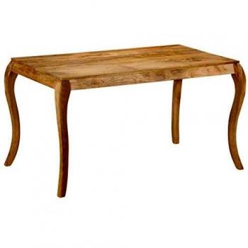 VidaXL Meubles Table de salle à manger en bois de manguier massif 135x75x76 cm