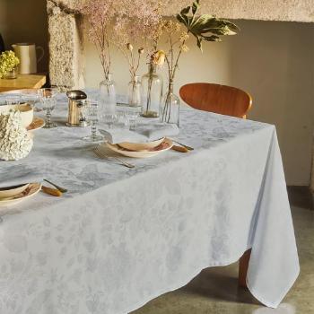 Nappe Mille Giverny antitache gris 175x175 cm
