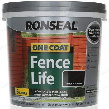 RONSEAL FENCELIFE TUDOR BLACK OAK 5L