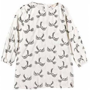 Roxy Free Island Robe pour Fille 4-16 14 Blanc, Manches Longues