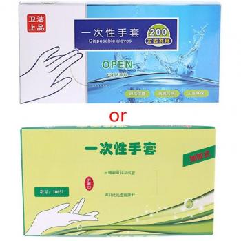 Large Disposable Clear Polyethylene Gloves for Kitchen Cleaning