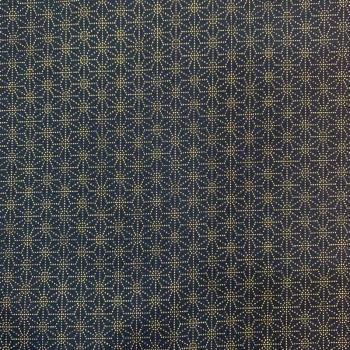 Japanese Navy Print Fabric
