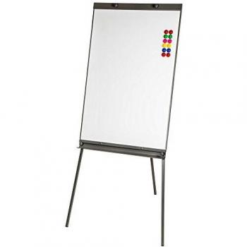 Pizarra flip chart magnética 65x95 cm con 12 imanes