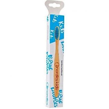 Nordics Blue Bristle Bamboo Toothbrush for Kids