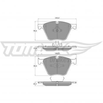 Pastilhas de Freio Tomex TX 19‑45