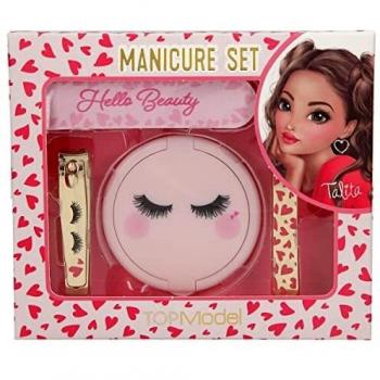 Kit de manucure TopModel Beauty Girl avec pince à épiler et miroir