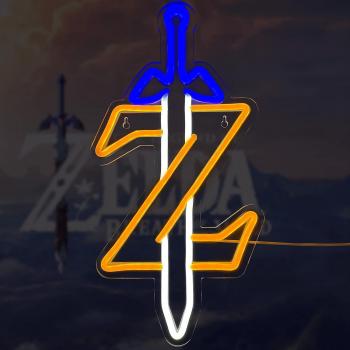 Neon Zelda Sword Gift Décoration
