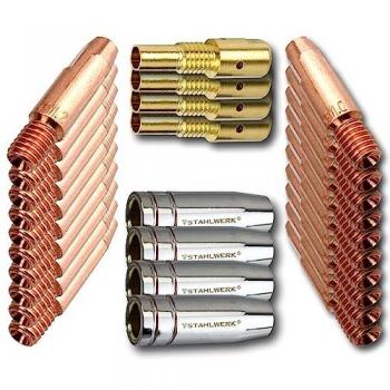 Accessori di usura per torcia MIG MAG AK25/MB25 28 pezzi