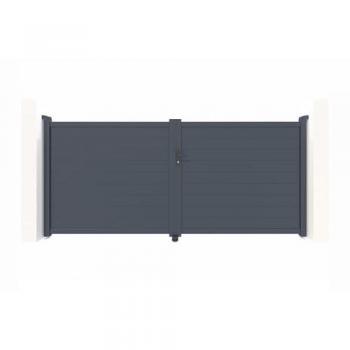 Cancello A Battente Eiger 350 cm x 160 cm con 2 Pali