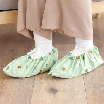 Protectores de Zapatos Reutilizables, para Interior, a Prueba de Polvo y No Impermeable, Diseño Infantil, 1 Par