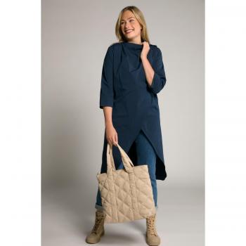Plus Size Eco Cotton Tunic Shirt, Women, Blue, Size: 16/18