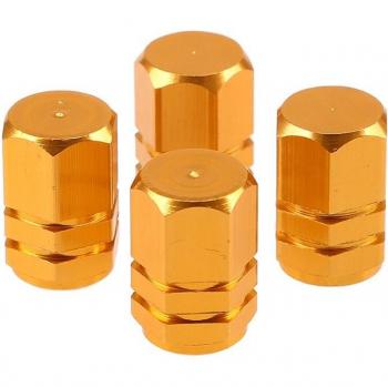 7-Color Aluminum Hexagon Tire Valve Caps