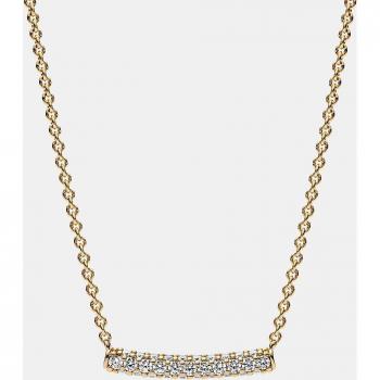 Collar con recubrimiento en oro de 14k Fila en Pavé Pandora
