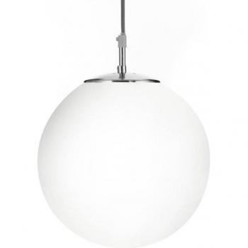 Lampada Sospesa Atomo Acciaio e Vetro E27