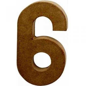 Chiffre 6 Grand H = 20,5 cm – Pièce de Décor