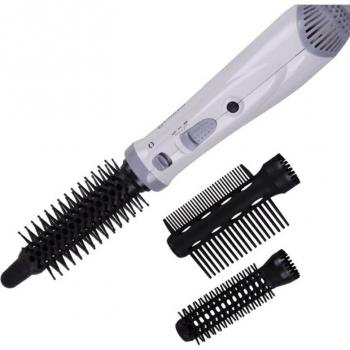 3-in-1 Hair Dryer and Straightener Brush