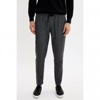 Pantalon à Lacets Homme DeFacto Gris