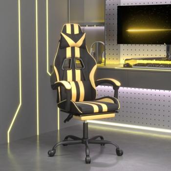 Vidaxl Gamer-Sessel „Schatten & Glanz“ – Drehmechanik, Fußstütze, Kunstleder