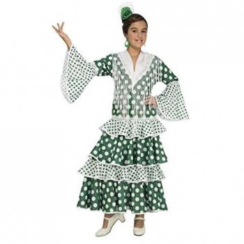 Barnmaskeraddräkt Flamenco Feria Grön