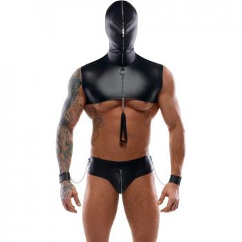 Svenjoyment Top plus String mit abnehmbaren Fesseln