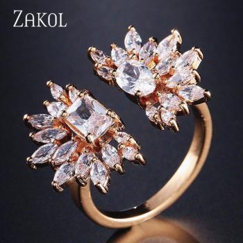 Bague Jaune en Zircon Cubique pour Femmes FSRP2109