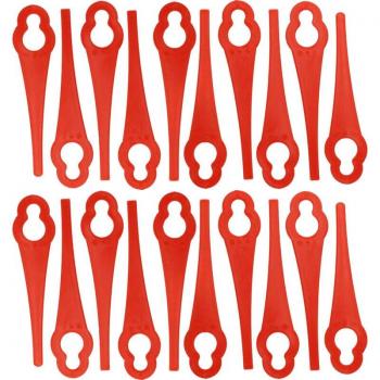 Vhbw 20x Strimmer Blade Set for Florabest FRT 18 & FAT 18