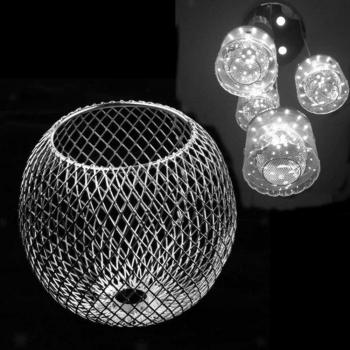 Lampe suspendue en métal pour maison