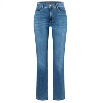 MAC Bootcut-Jeans mit ausgefransten Abschlüssen, Damen, Größe 36