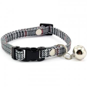 Houndstooth Pet Collar for Small Dogs