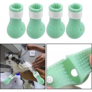 Pet Nail Cutting Bath Boots