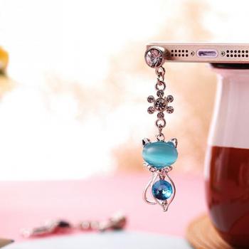 Tapón de Cristal para Conector de Auriculares 3.5mm gato