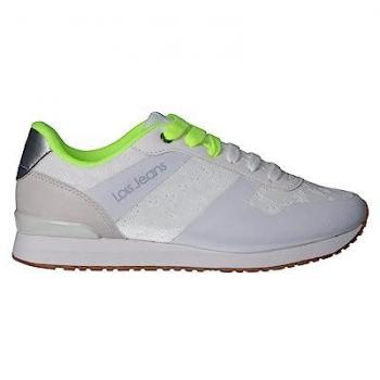 Sneakers Sportive Donna Lois Jeans 85701 Bianche
